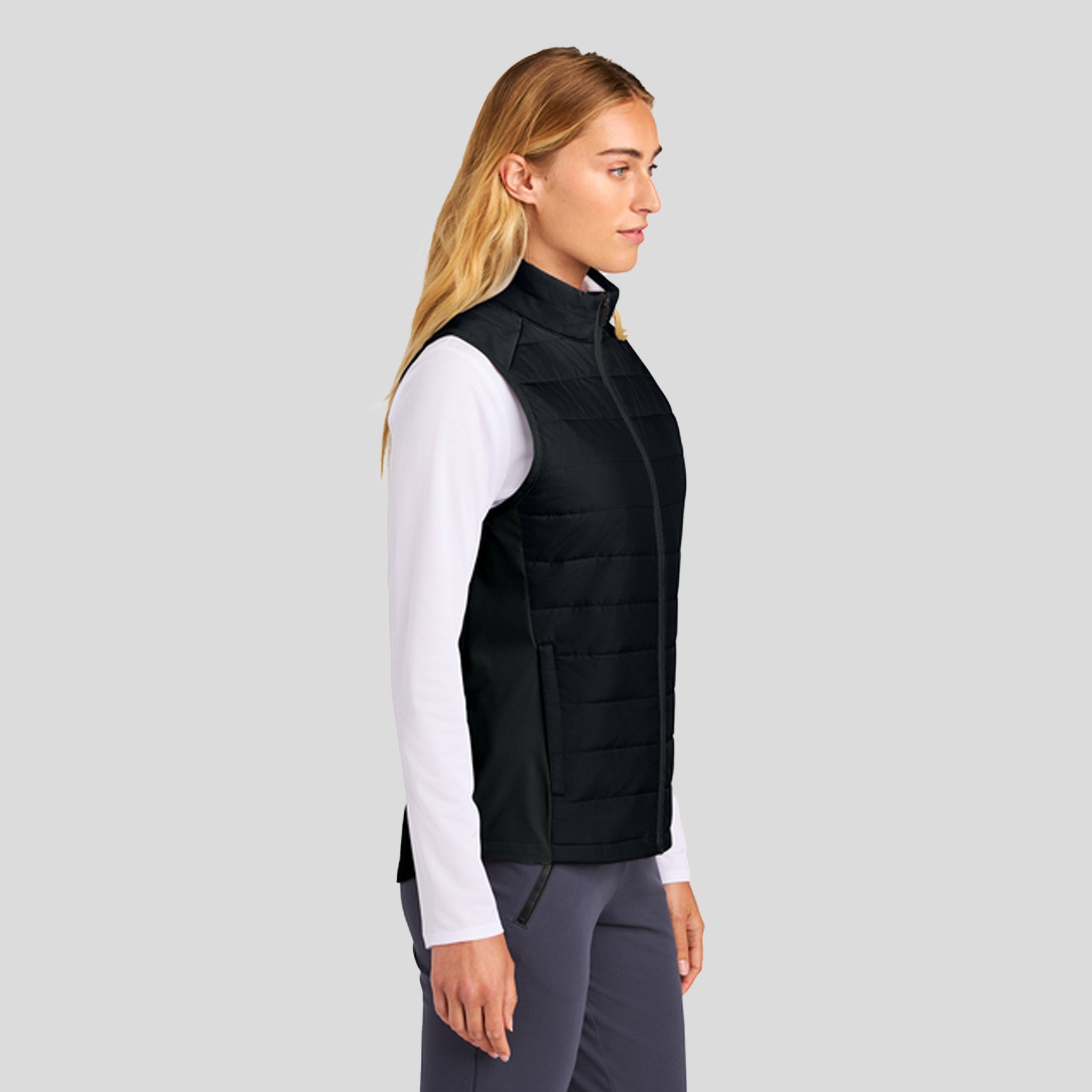 Women’s Teknical Hybrid Vest | Black