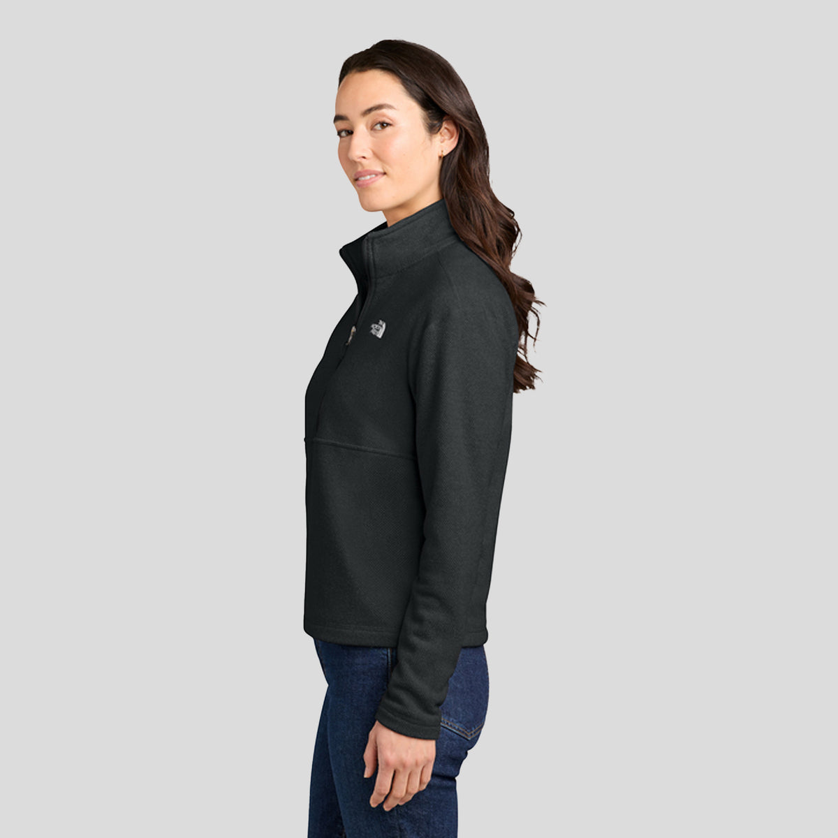 Women's Textured Pine Grove 1/2-Zip | TNF Black Heather