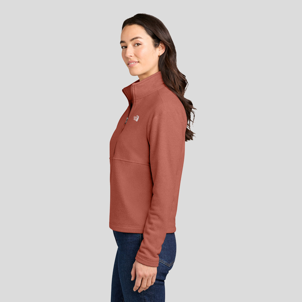 Women's Textured Pine Grove 1/2-Zip | Mars Dust Heather