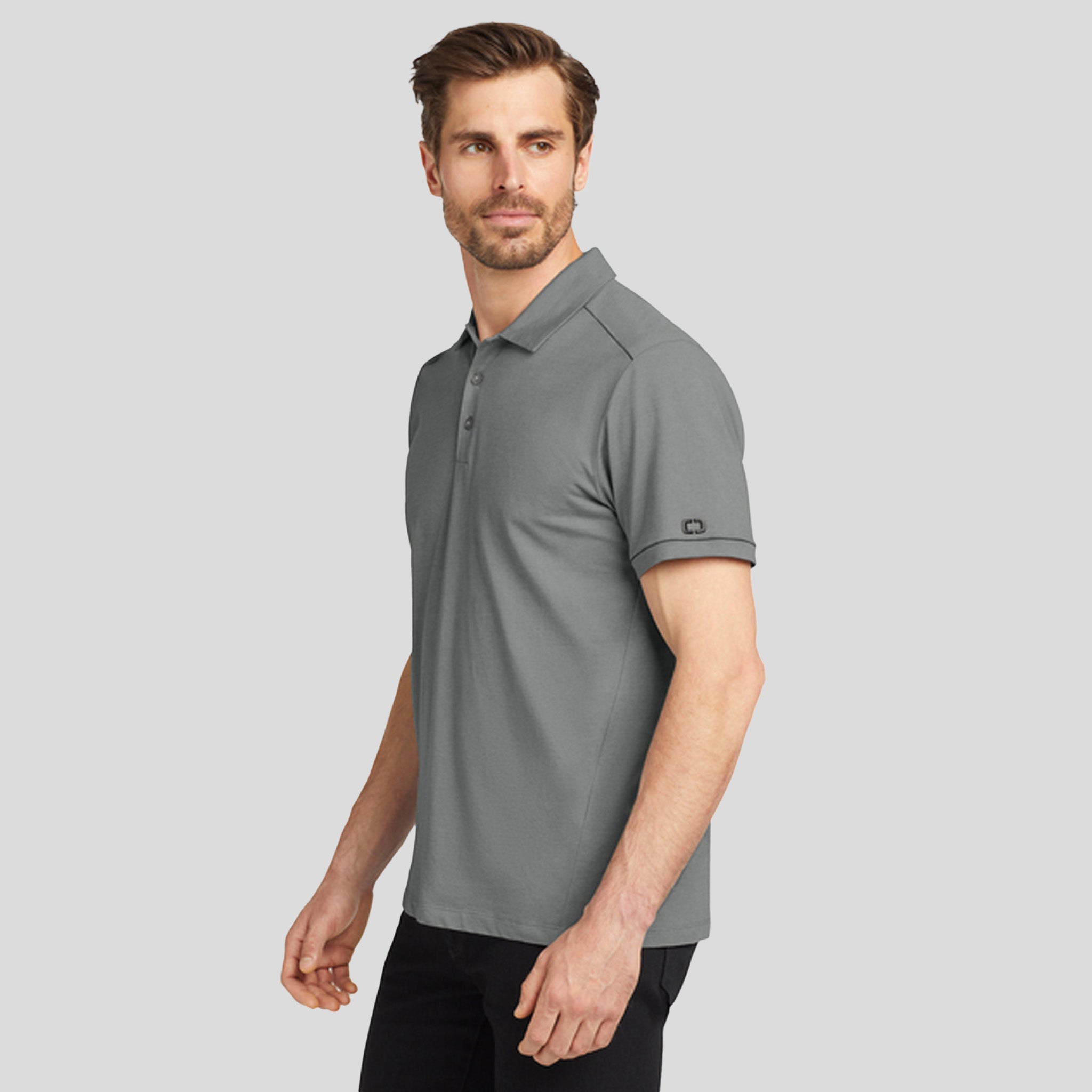 Code Stretch Polo | Tarmac Grey Heather