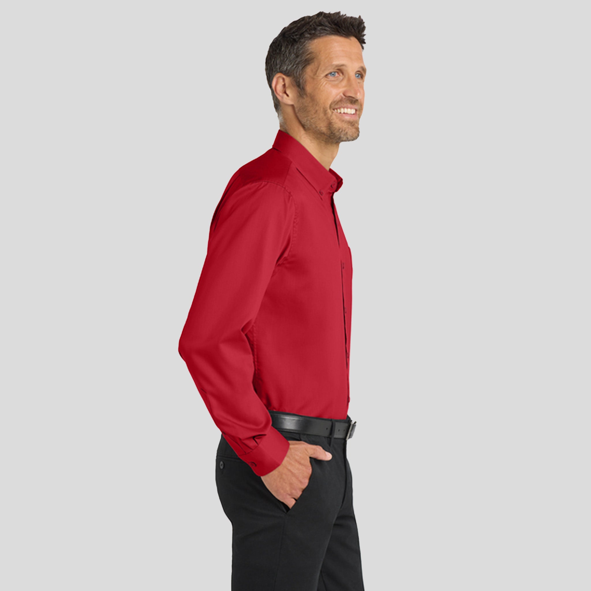 SuperPro™ Twill Shirt | Rich Red