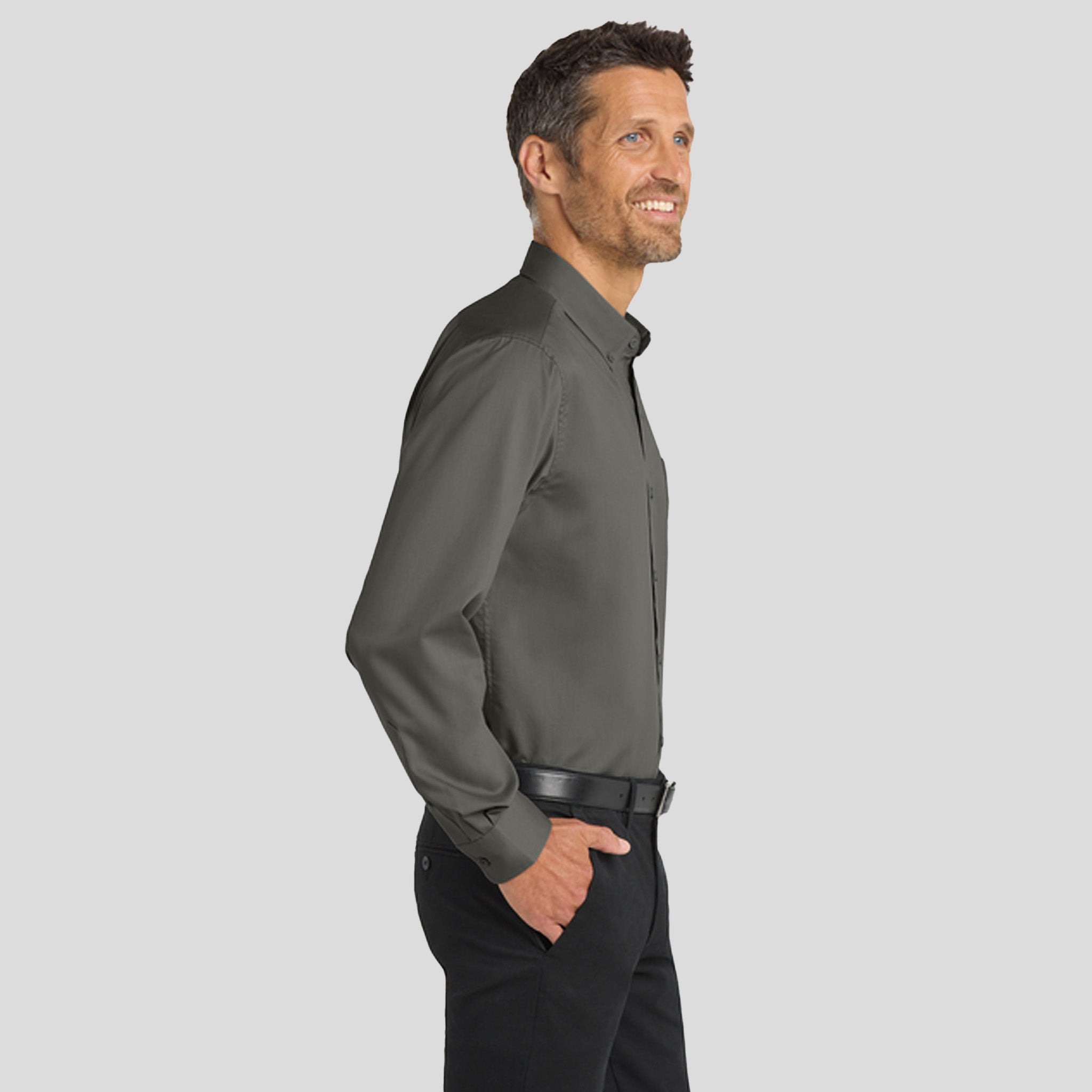 SuperPro™ Twill Shirt | Sterling Grey