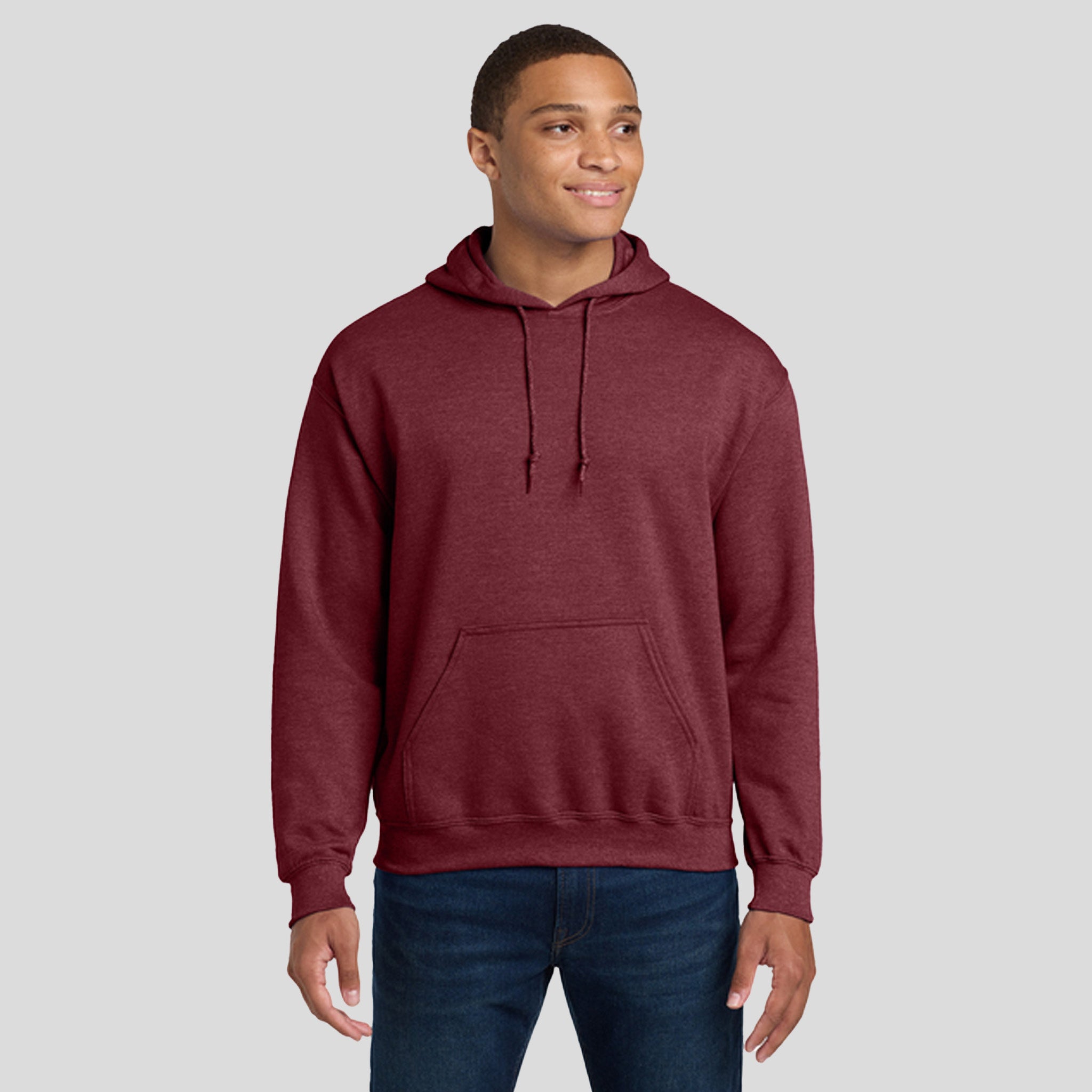 Heavy Blend™ Hooded Sweatshirt | Heather Dark Maroon