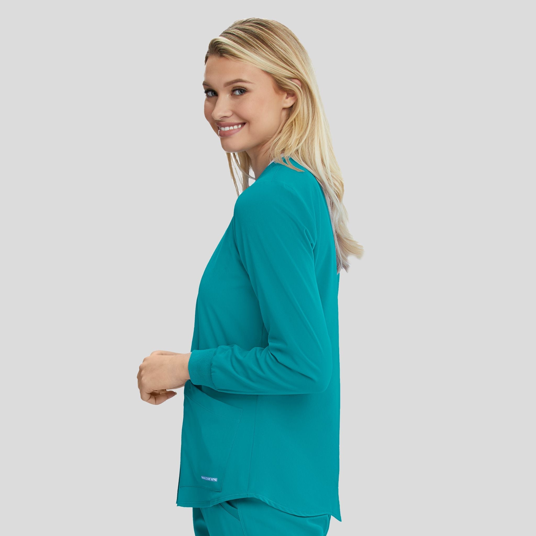 Sketchers_SK401_Teal_left